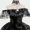 Robe de mariée noire de haute qualité